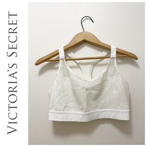 Victoria Secret white sports bra size large